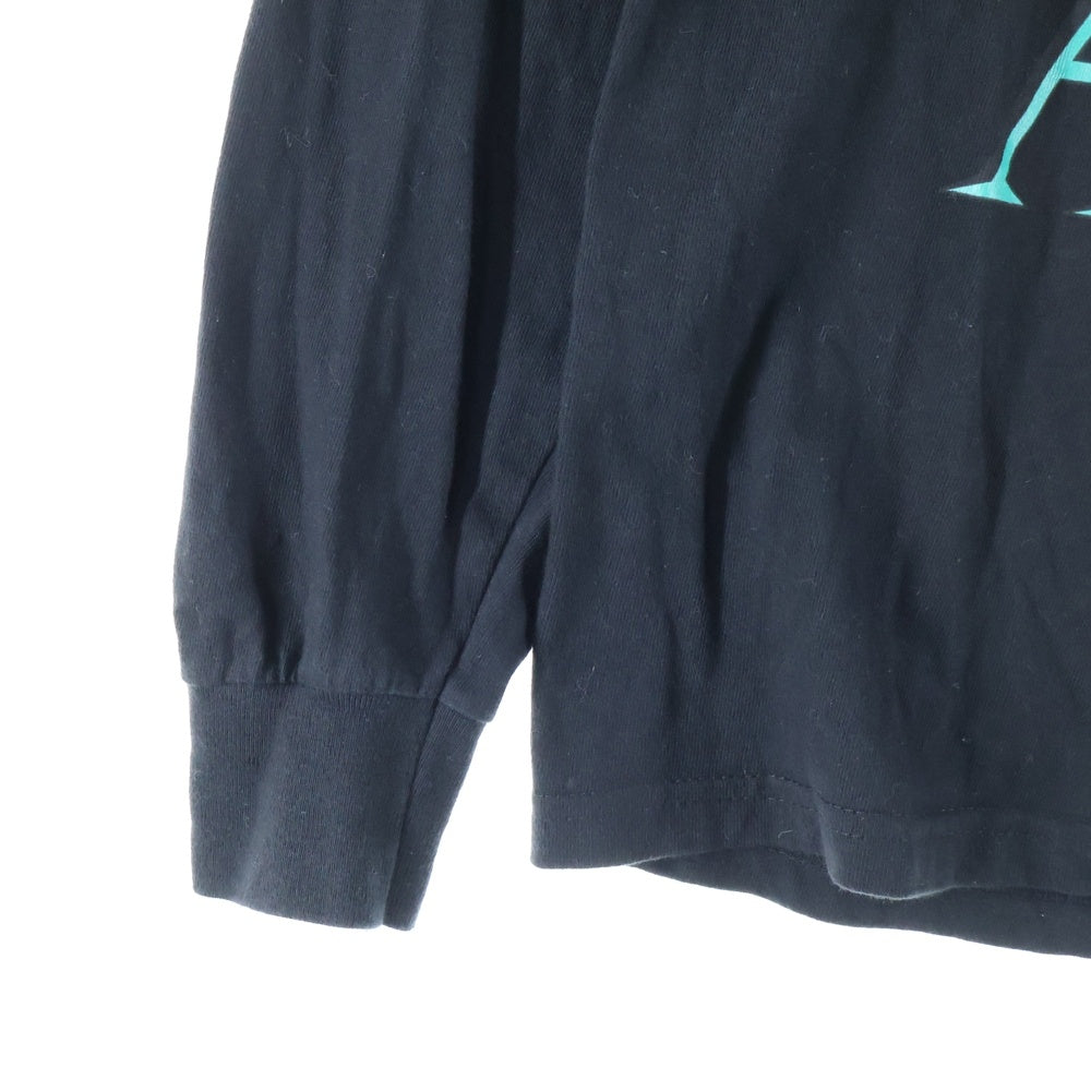 SUPREME(シュプリーム) 22SS ×AEON FLUX L/S Tee フロントプリントクルーネック長袖Tシャツカットソー ロンT ブラック