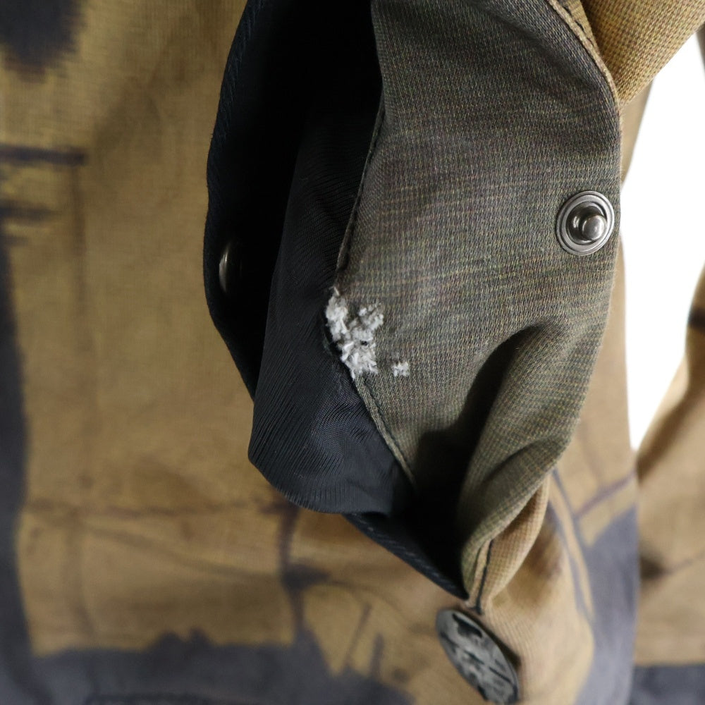 DIESEL(ディーゼル) M-65 ドローコード付き パームツリー ジップアップミリタリージャケット ブルゾンジャケット カーキ 10300473