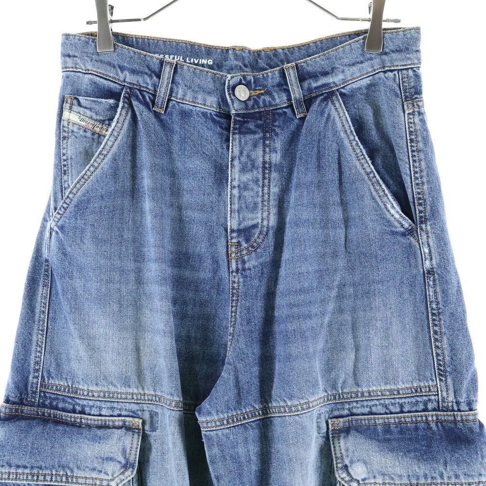 DIESEL(ディーゼル) D-SIRE-CARGO-S デニムカーゴパンツ インディゴ A11871