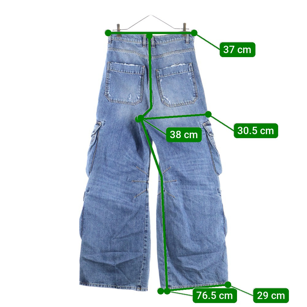 DIESEL(ディーゼル) D-SIRE-CARGO-S デニムカーゴパンツ インディゴ A11871