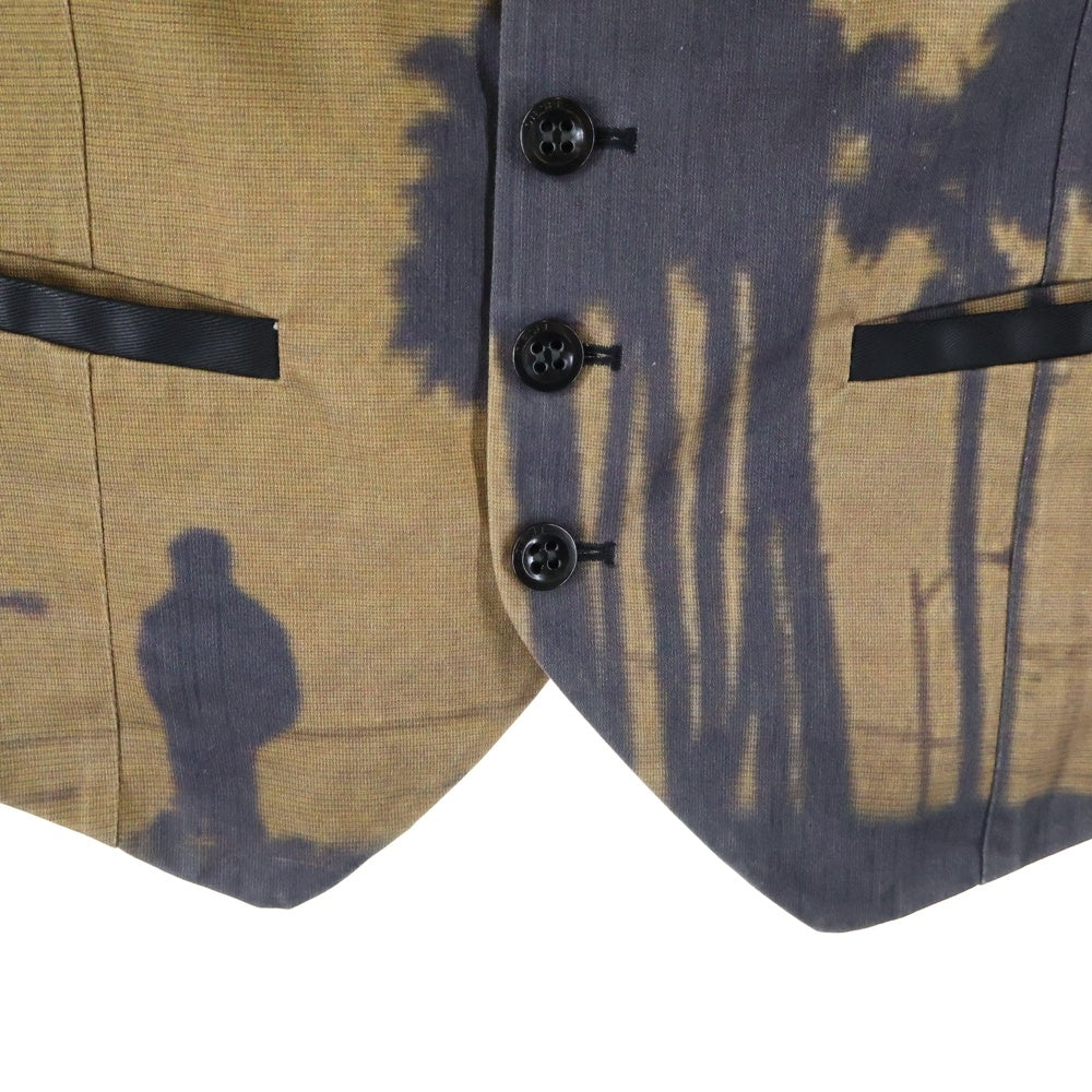 DIESEL(ディーゼル) パームツリー ベスト ジレ カーキ