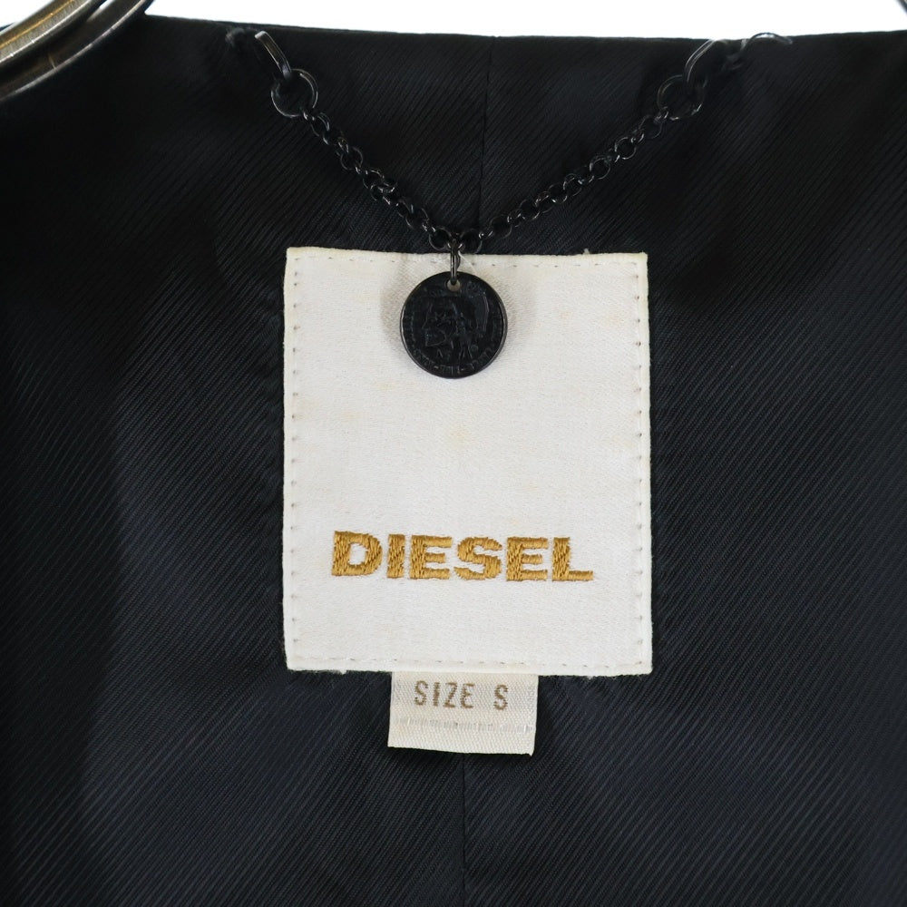 DIESEL(ディーゼル) パームツリー ベスト ジレ カーキ