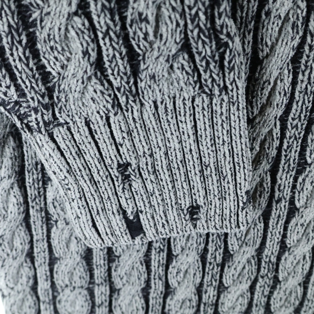 DIESEL(ディーゼル) M-PANAGIA ロングニットカーディガン ブルー A11173