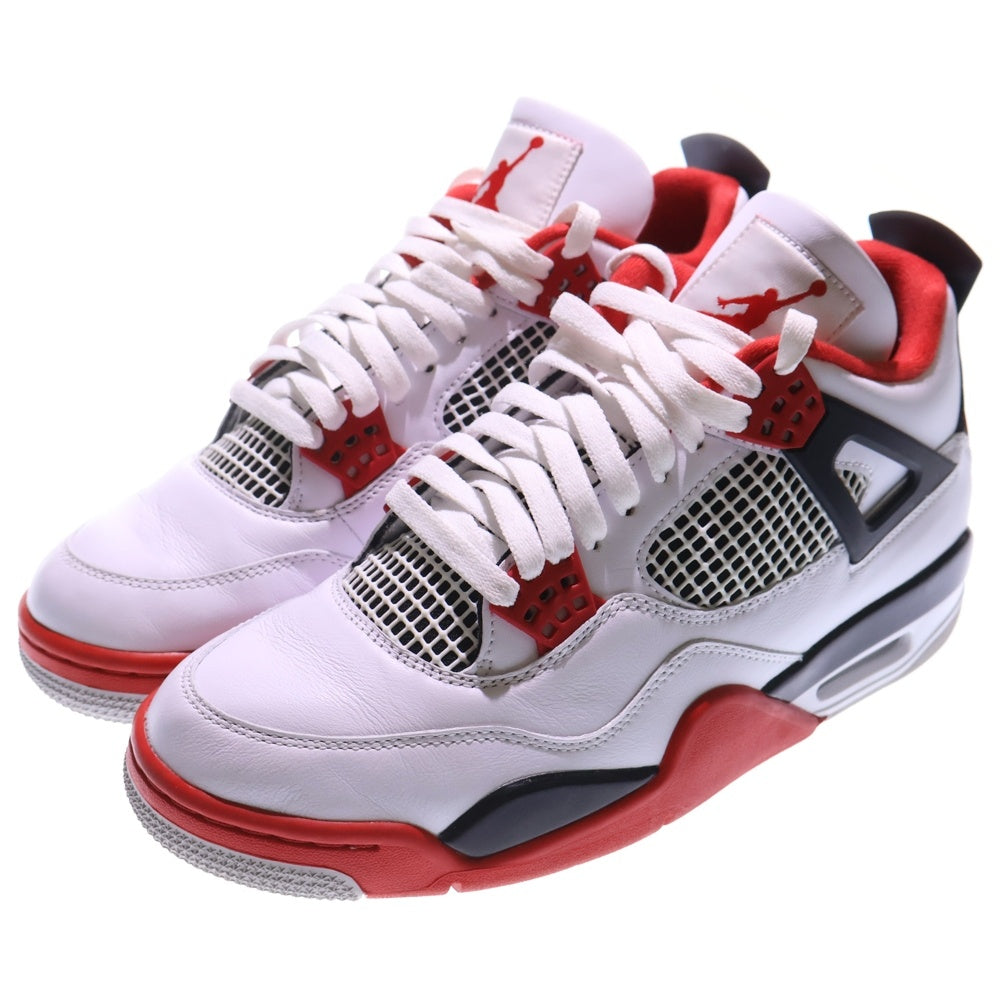 NIKE(ナイキ) AIR JORDAN 4 RETRO OG FIRE RED 2020 DC7770-160 エアジョーダン4 レトロ ファイヤーレッド ハイカットスニーカー ホワイト/レッド US9/27.0cm