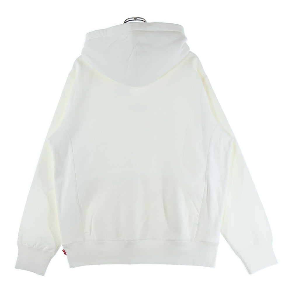 SUPREME(シュプリーム) 17AW Compact Logo Hooded Sweatshirt コンパクトロゴ フーデッドスウェットシャツ スウェットパーカー フーディ ホワイト