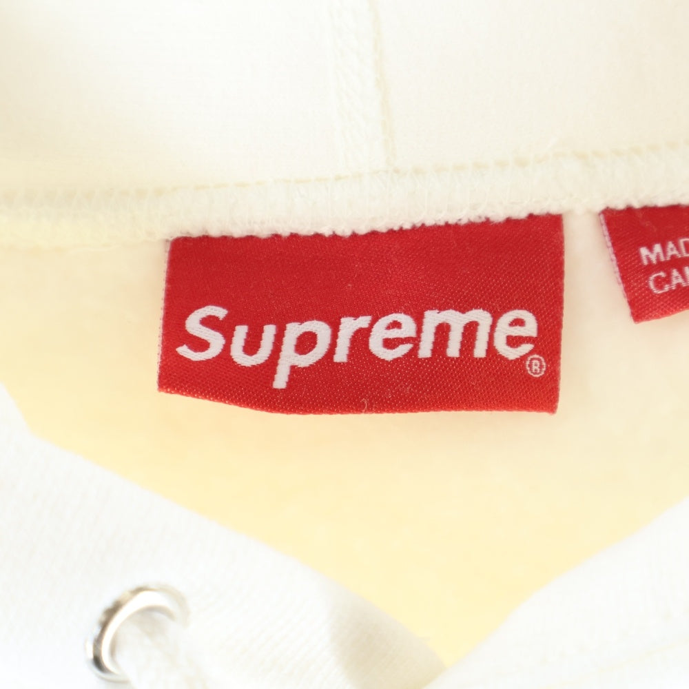 SUPREME(シュプリーム) 17AW Compact Logo Hooded Sweatshirt コンパクトロゴ フーデッドスウェットシャツ スウェットパーカー フーディ ホワイト