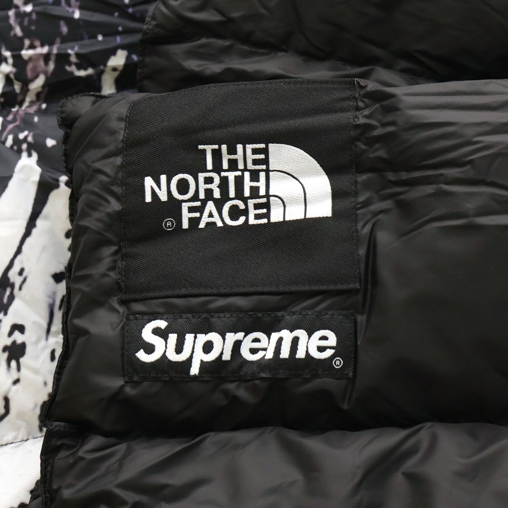 SUPREME(シュプリーム) 17AW ×THE NORTH FACE Mountain Nupste Blanket NN71750I ×ザ ノースフェイス マウンテンヌプシブランケット 雪山 ブルー/ブラック