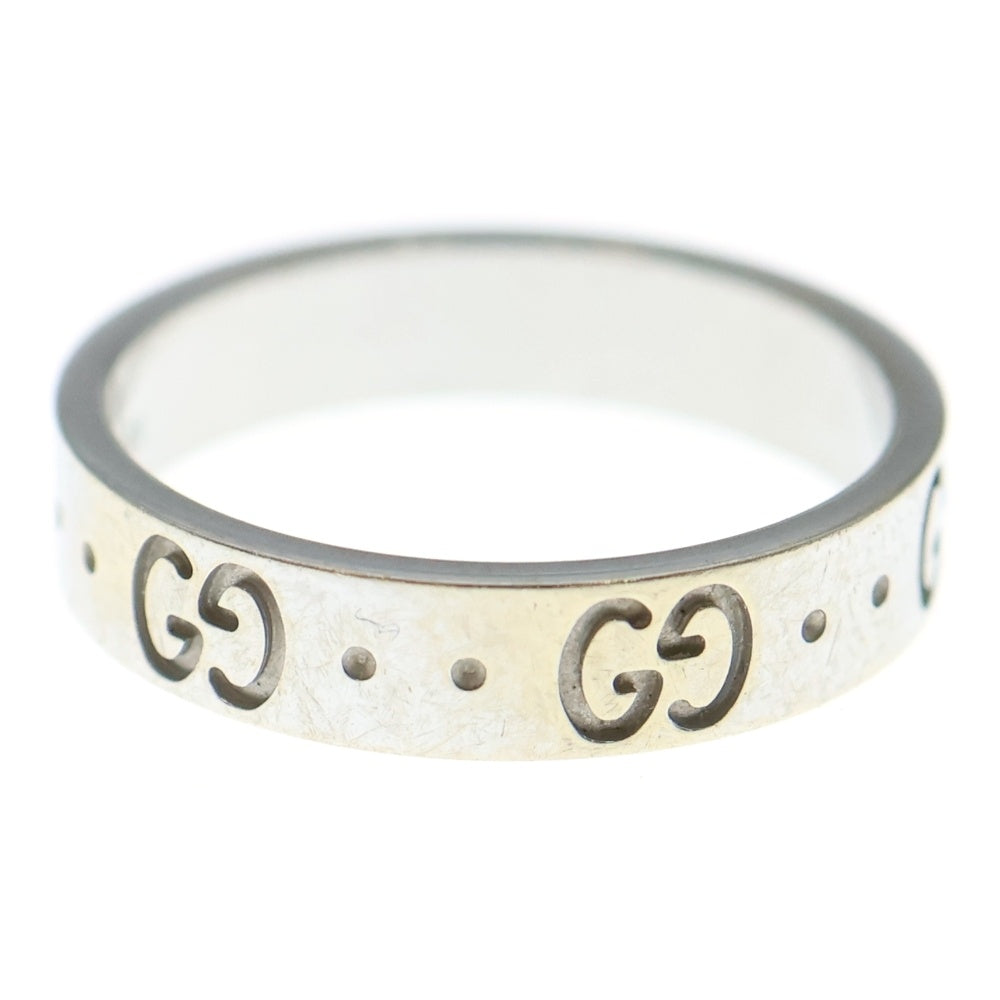 GUCCI(グッチ) 750WG K18WG Icon Ring アイコン リング ホワイトゴールド