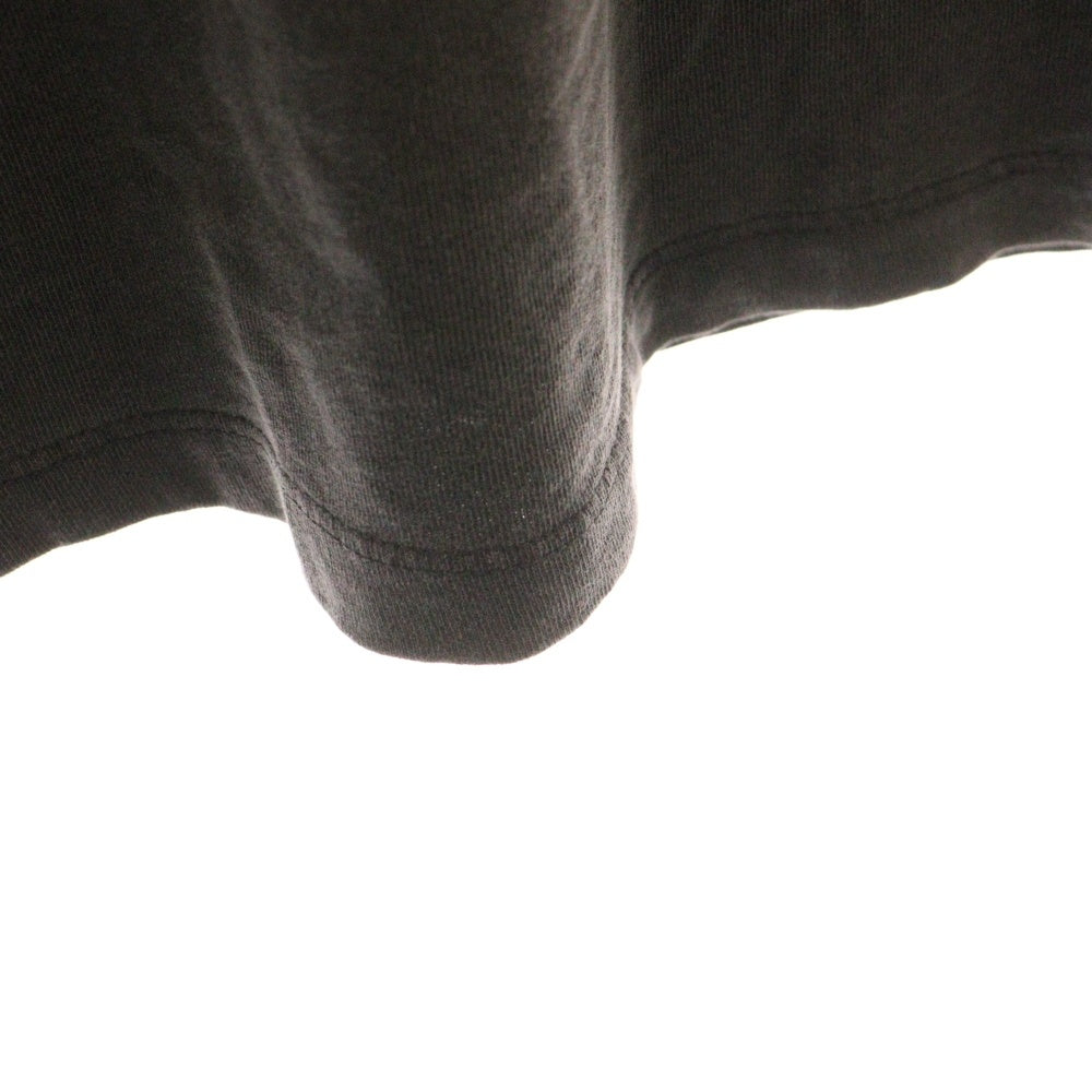 HUF(ハフ) LOGO PRINT TEE 両面プリント半袖カットソー 半袖Tシャツ グレー