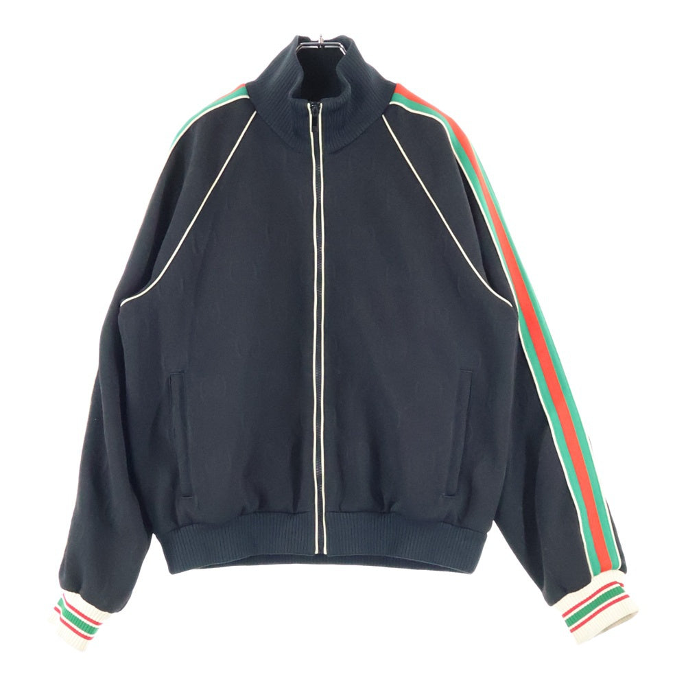 GUCCI(グッチ) GGジャージー ジャガード ジップアップジャケット ブラック 662270