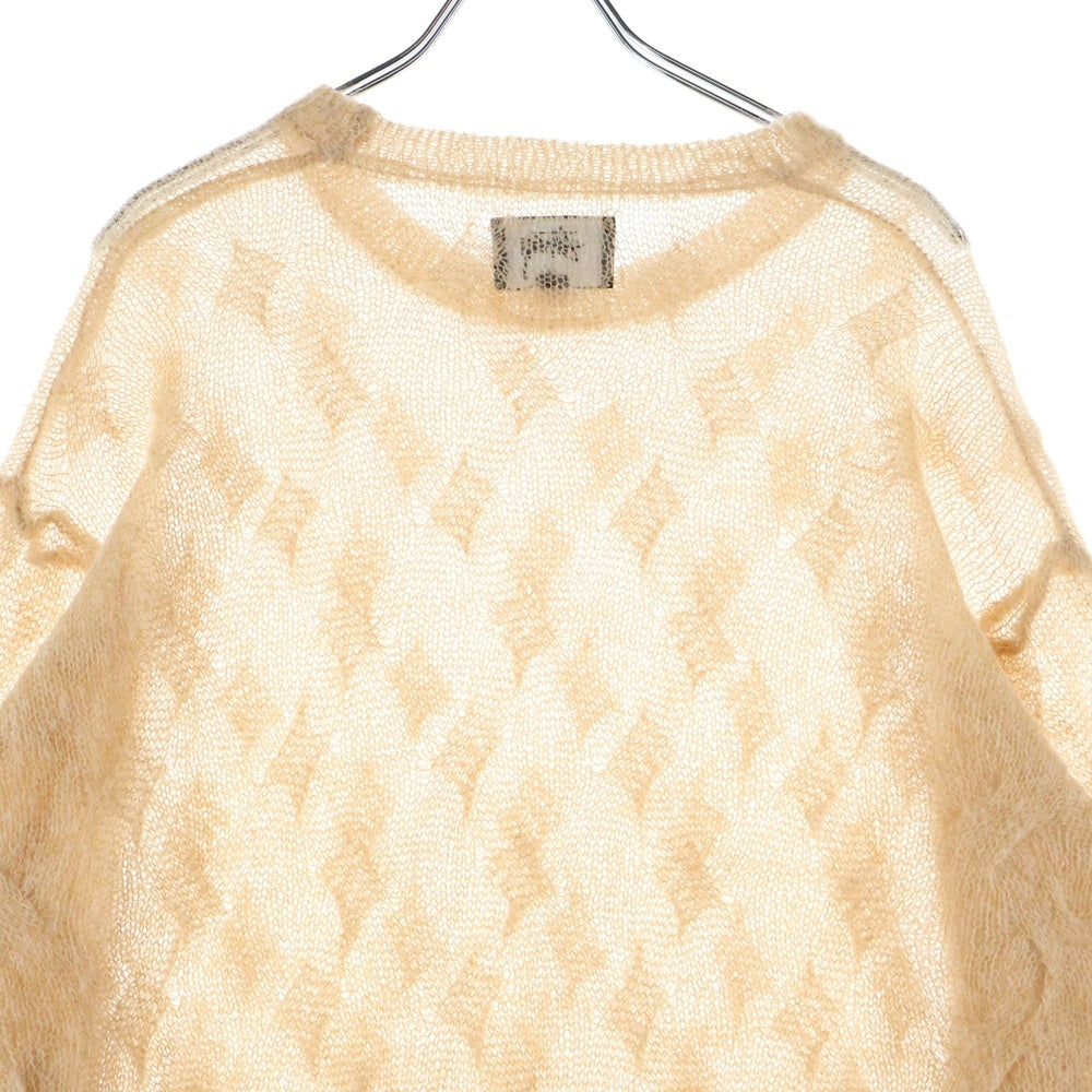 STUSSY(ステューシー) LOOSE KNIT CROSS CABLE SWEATER 117241 ルーズクロスケーブルニット セーター ベージュ