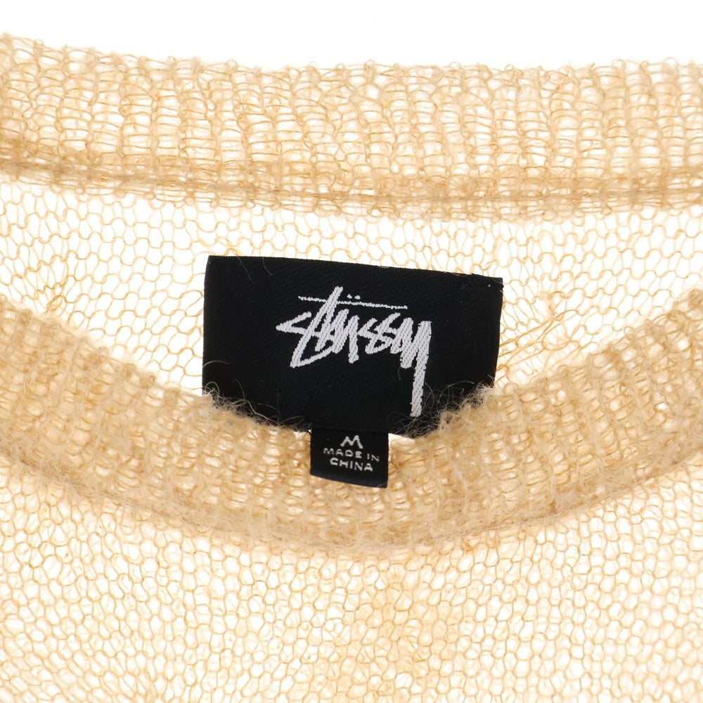 STUSSY(ステューシー) LOOSE KNIT CROSS CABLE SWEATER 117241 ルーズクロスケーブルニット セーター ベージュ