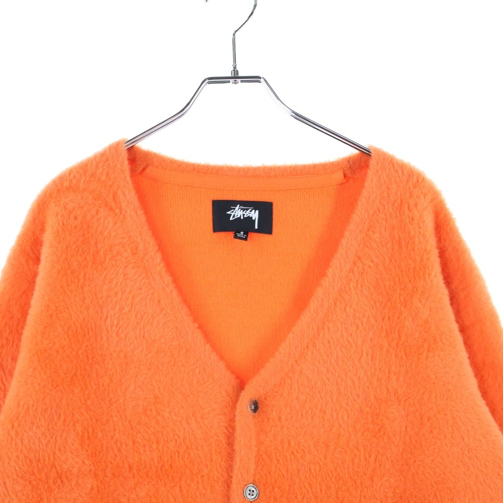 STUSSY(ステューシー) 24SS SHAGGY CARDIGAN 117094 シャギーカーディガン ピンク