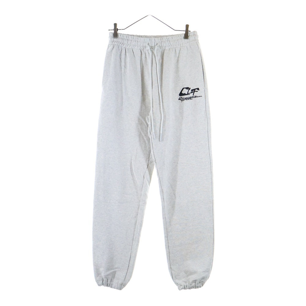 READY MADE(レディメイド) CLF SWEAT PANTS RE-CO-GY-00-00-229 CLFロゴ刺繍スウェットパンツ グレー