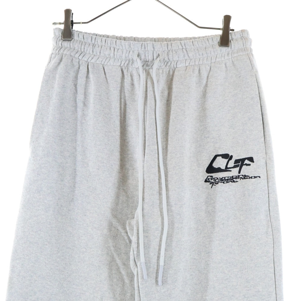 READY MADE(レディメイド) CLF SWEAT PANTS RE-CO-GY-00-00-229 CLFロゴ刺繍スウェットパンツ グレー
