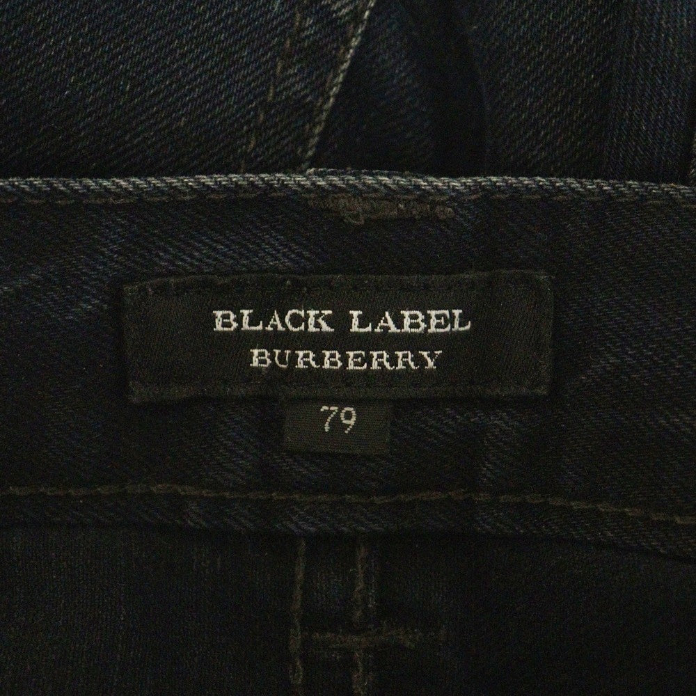 BURBERRY BLACK LABEL(バーバリー ブラックレーベル) ジップフライ スリムスキニーデニムパンツ ジーンズ インディゴ D1R41-817-28