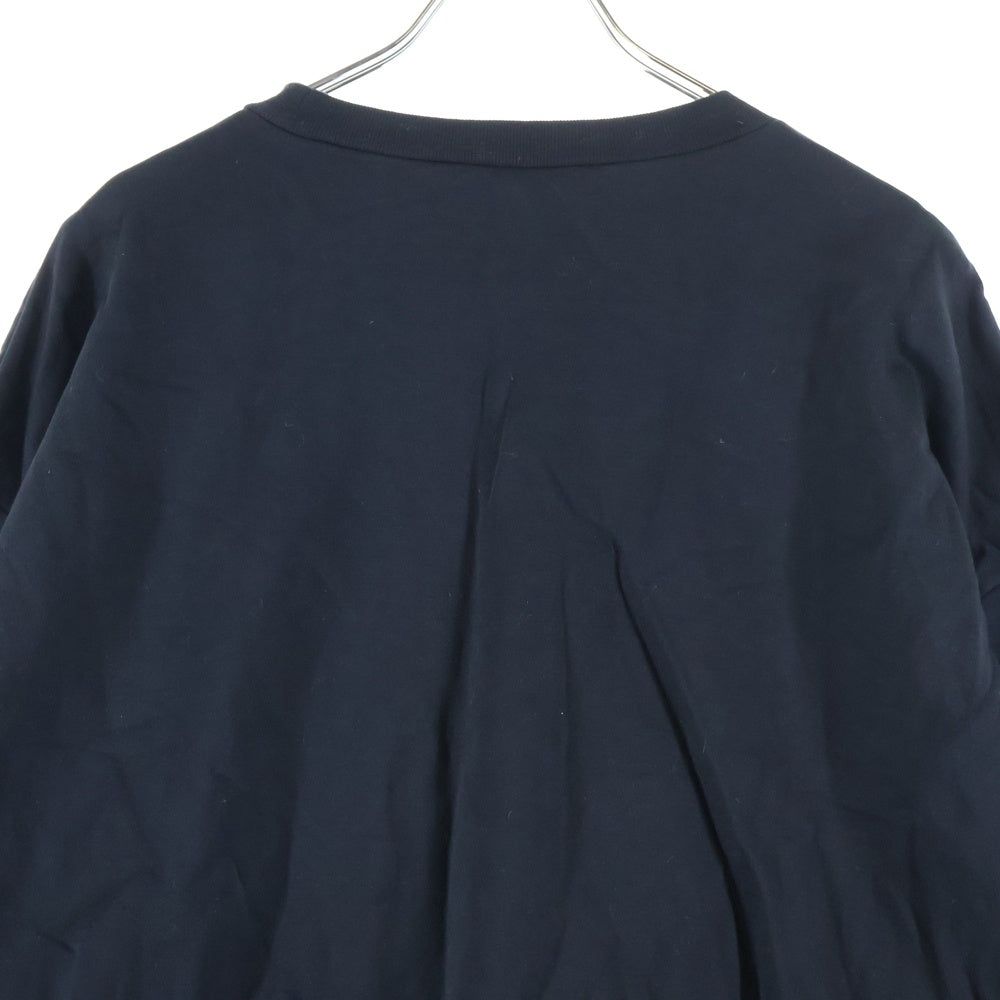 AURALEE(オーラリー) 20AW ELASTIC HIGH GAUGE SWEAT クルーネック長袖スウェットトレーナーブラック A20AP02NU