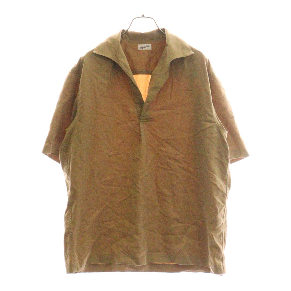 ADAM ET ROPE WILD LIFE TAILOR(ワイルドライフテーラー) リネン混 開襟半袖シャツ ベージュ 25997