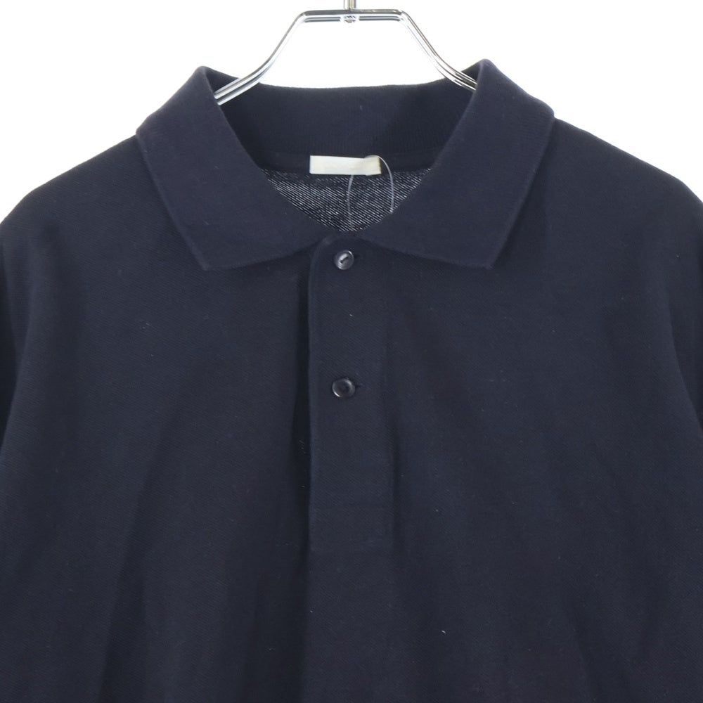 COMOLI(コモリ) 18SS 鹿の子半袖ポロシャツ ネイビー P01-05010