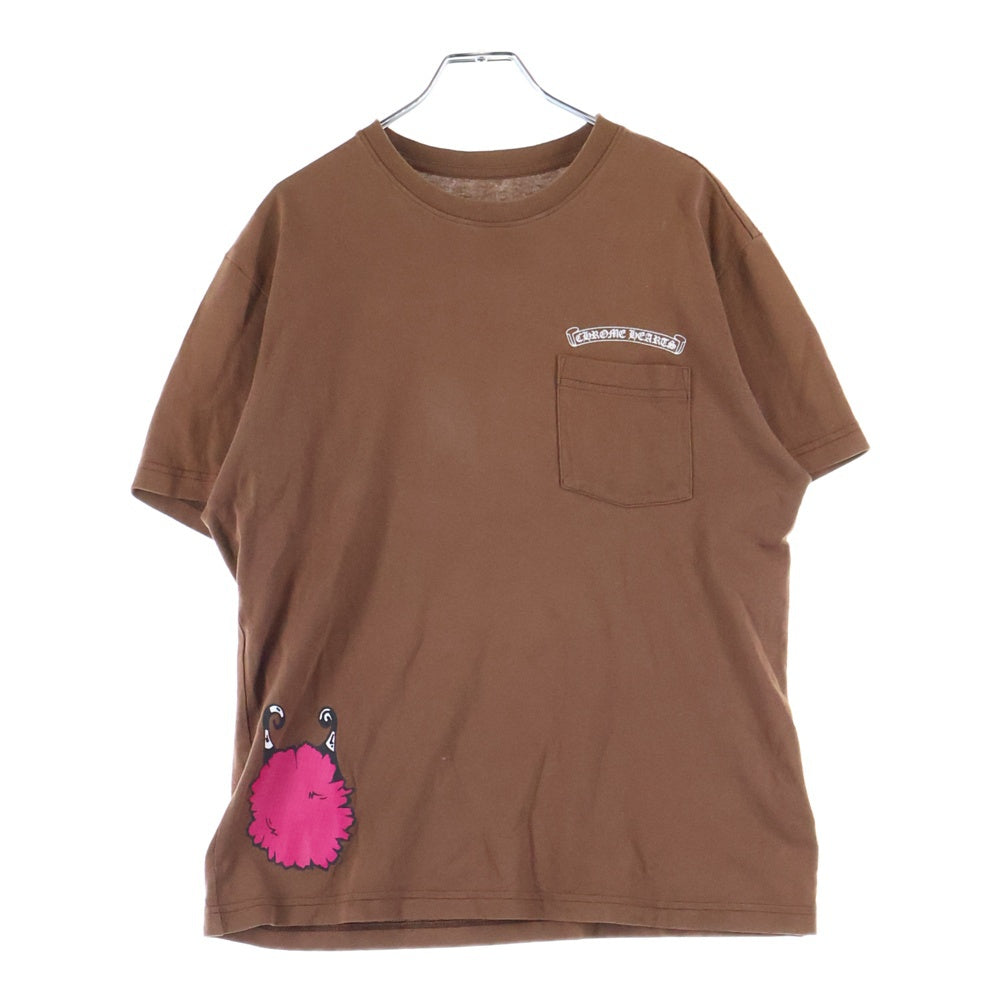 CHROME HEARTS(クロムハーツ) ×MATTY BOY PPO STRUCTURE TEE ×マッティボーイ バックプリント半袖Tシャツ 半袖カットソー ブラウン