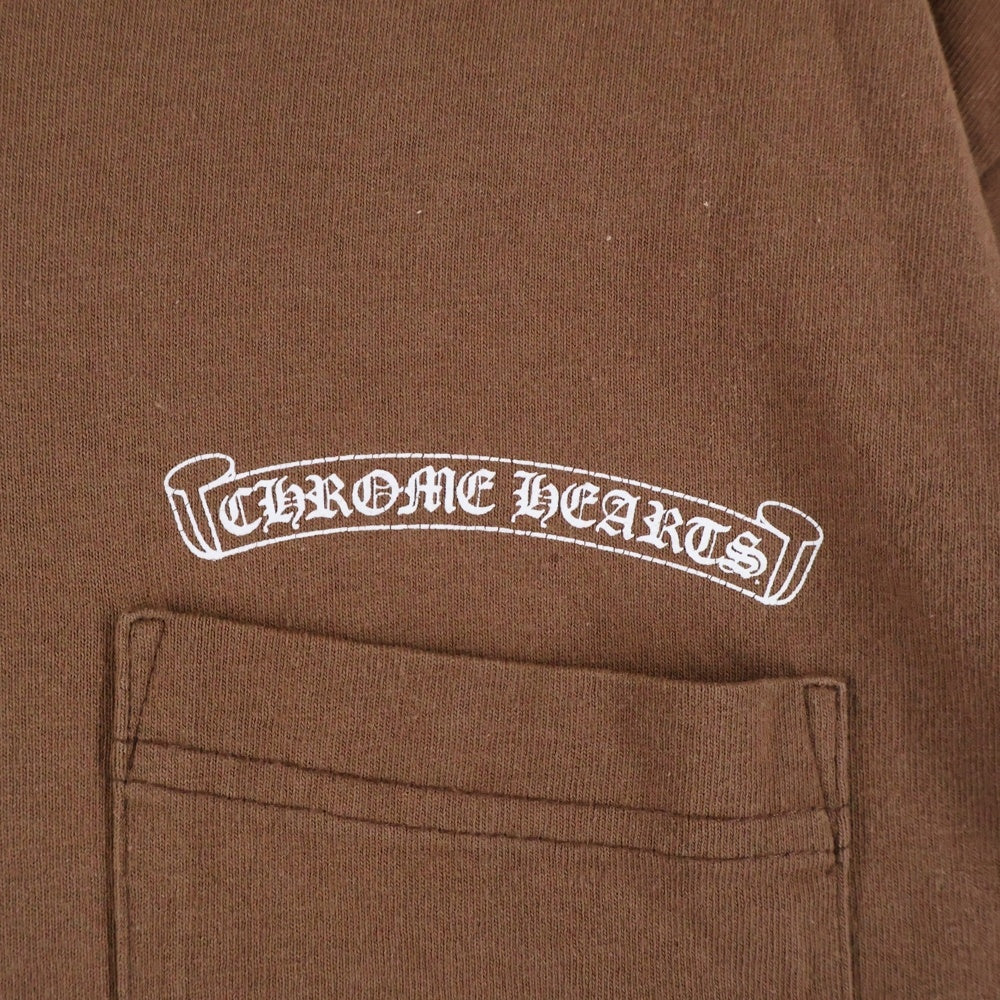 CHROME HEARTS(クロムハーツ) ×MATTY BOY PPO STRUCTURE TEE ×マッティボーイ バックプリント半袖Tシャツ 半袖カットソー ブラウン