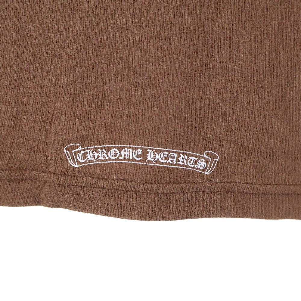 CHROME HEARTS(クロムハーツ) ×MATTY BOY PPO STRUCTURE TEE ×マッティボーイ バックプリント半袖Tシャツ 半袖カットソー ブラウン