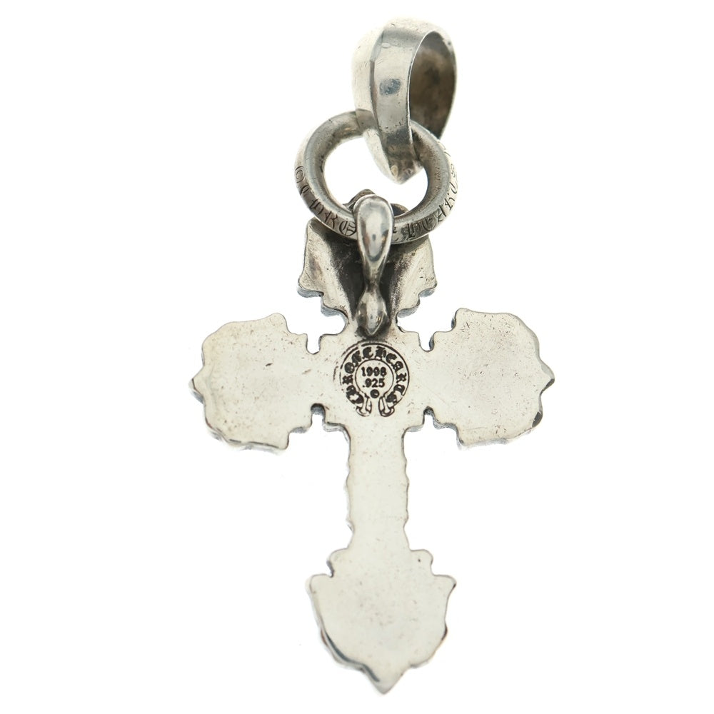 CHROME HEARTS(クロムハーツ) FILIG CROSS-XSM W BALE フィリグリークロスXSベイル wベイル ネックレストップ シルバー BCA262
