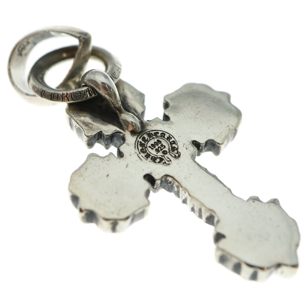CHROME HEARTS(クロムハーツ) FILIG CROSS-XSM W BALE フィリグリークロスXSベイル wベイル ネックレストップ シルバー BCA262