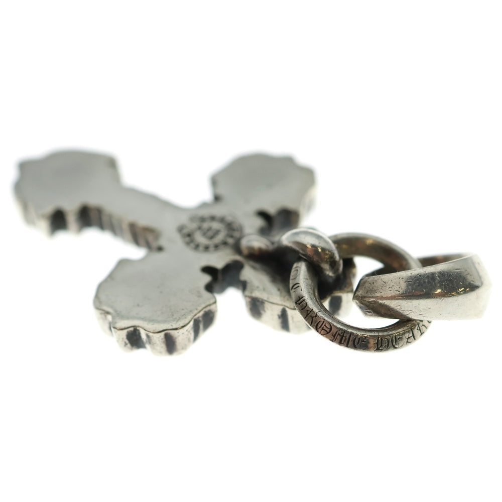 CHROME HEARTS(クロムハーツ) FILIG CROSS-XSM W BALE フィリグリークロスXSベイル wベイル ネックレストップ シルバー BCA262