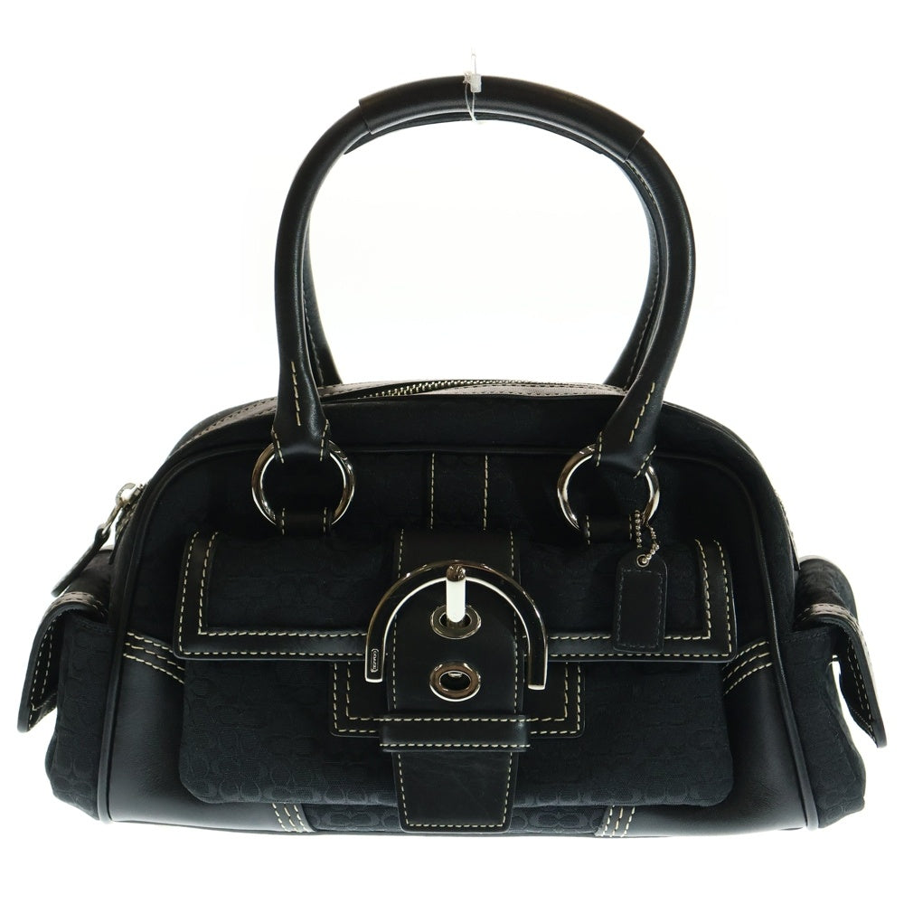 COACH(コーチ) Soho Signature Satchel Bag H05S 3647 シグネチャーハンドバッグ ブラック
