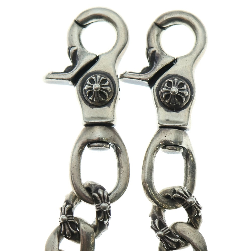 CHROME HEARTS(クロムハーツ) FANCY SHORT-T/2クリップショートファンシー ウォレットチェーン シルバー BCA077