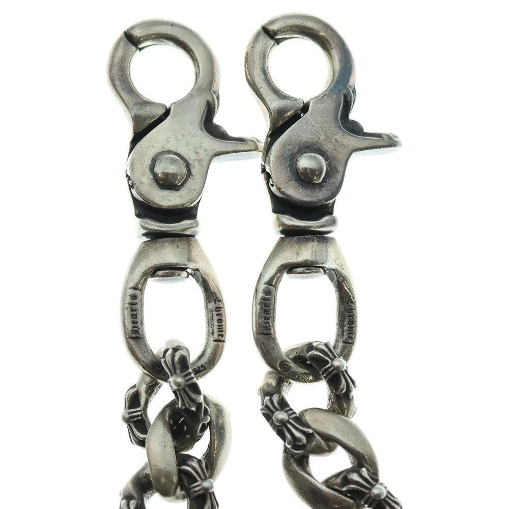 CHROME HEARTS(クロムハーツ) FANCY SHORT-T/2クリップショートファンシー ウォレットチェーン シルバー BCA077