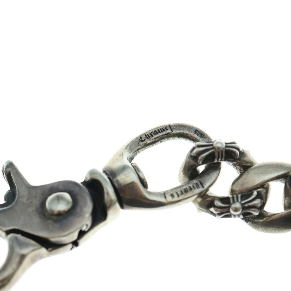 CHROME HEARTS(クロムハーツ) FANCY SHORT-T/2クリップショートファンシー ウォレットチェーン シルバー BCA077