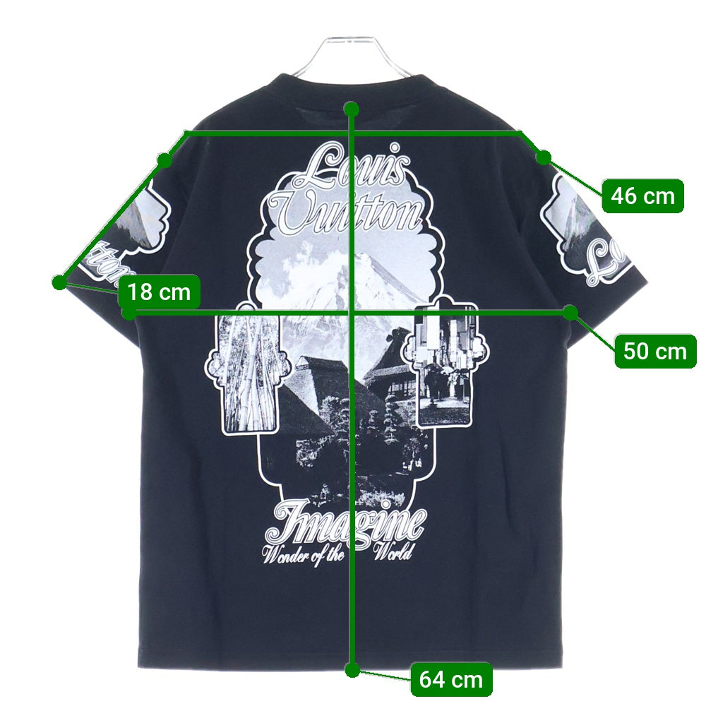 LOUIS VUITTON(ルイヴィトン) 19AW HOLY MOUNTAIN PRINT TEE ホーリーマウンテンプリント半袖Tシャツ 半袖カットソー ホワイト RM192M NPG HHY01W