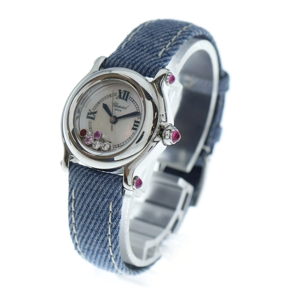 CHOPARD(ショパール) ハッピースポーツ 腕時計 シルバー/ブルー