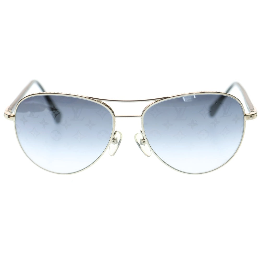 LOUIS VUITTON(ルイヴィトン) コンスピラシオン・パイロット ティアドロップモノグラムレンズサングラス シルバー Z0165U