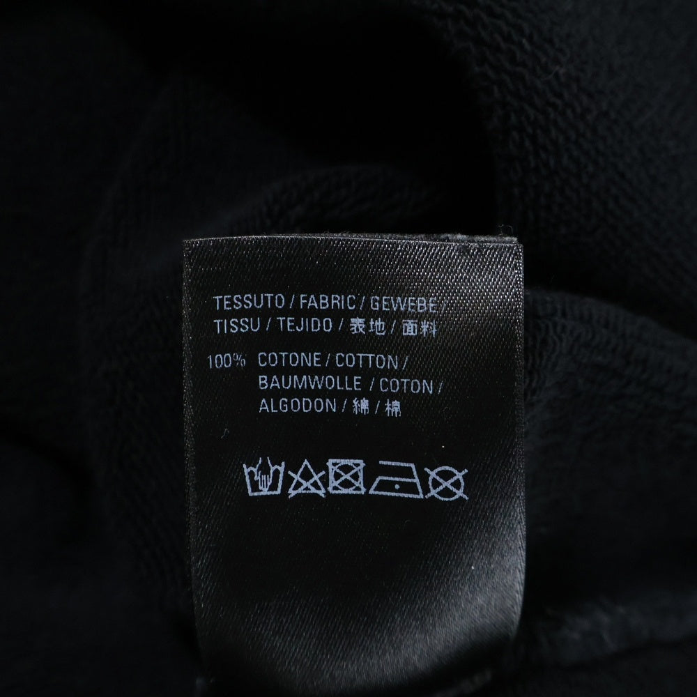 BALENCIAGA(バレンシアガ) バックロゴプリント プルオーバーパーカー フーディ ブラック 600583