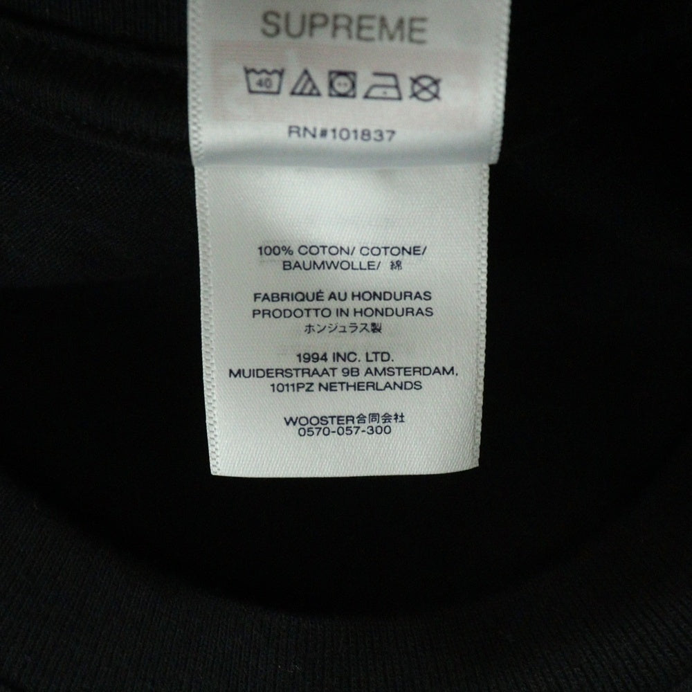 SUPREME(シュプリーム) 25AW Playboi Carti Tee プレイボーイ カーティ フォトプリント半袖Tシャツ ブラック