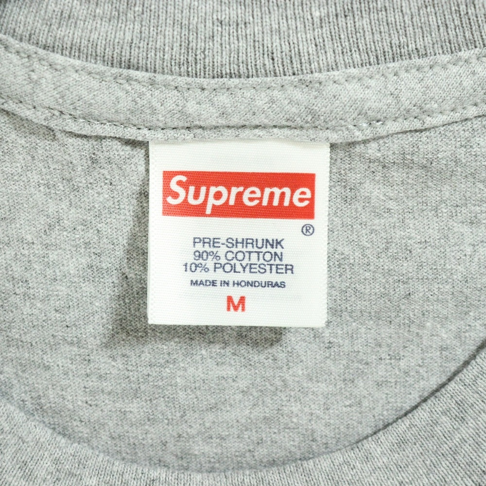 SUPREME(シュプリーム) 25AW Split Tee スプリット プリント半袖Tシャツ グレー