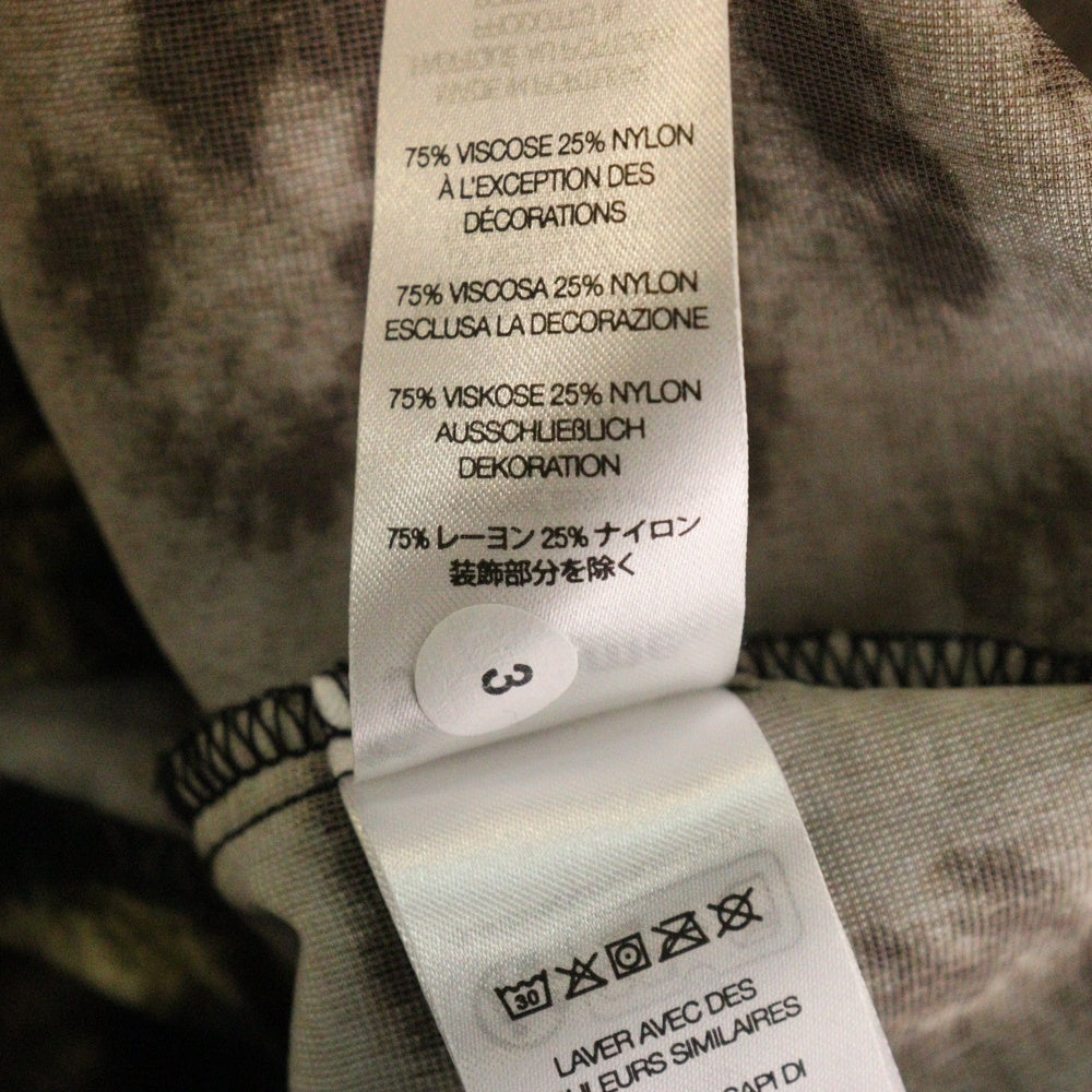 SUPREME(シュプリーム) 25SS Velvet Baseball Jersey Leopard ベルベットベースボールジャージー レオパード半袖シャツ マルチ