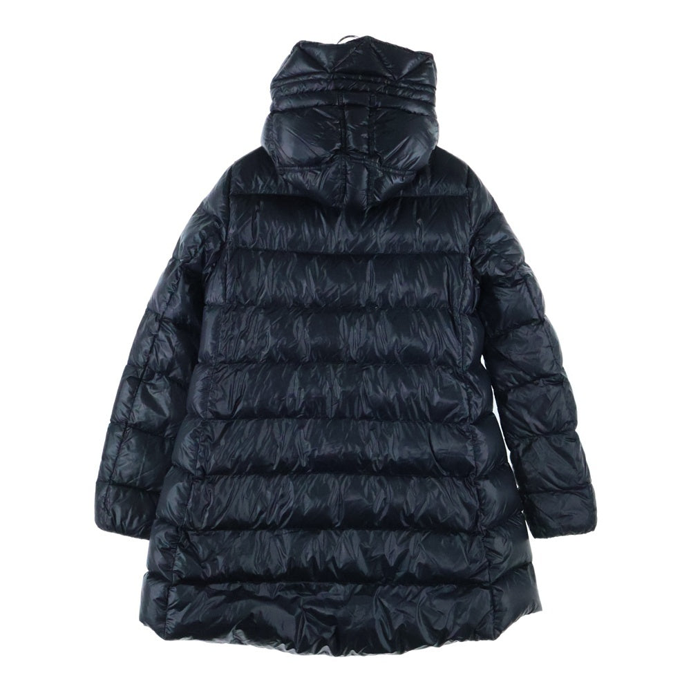 MONCLER(モンクレール) SUYEN GIUBBOTTO C20934931949 スイエン ロゴワッペン ダウンジャケット ダウンコート フーディー ブラック レディース