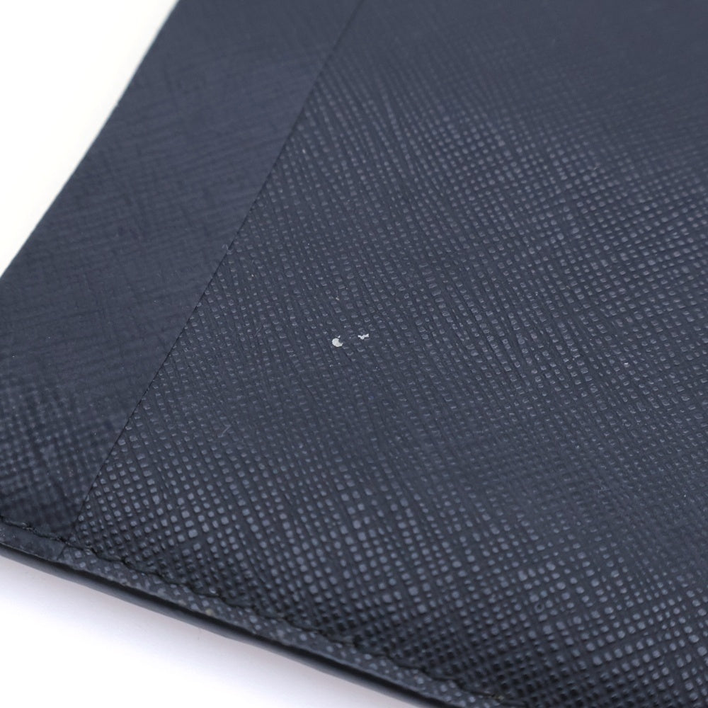 BALLY(バリー) Bollis Large Clutch Bag ロゴ クラッチバッグ ブラック/ホワイト