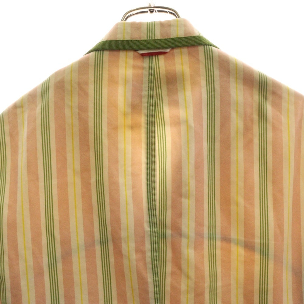 MONCLER(モンクレール) GIACCA ジャッカ ストライプ柄 テーラードジャケット ピンク/グリーン B13913006519