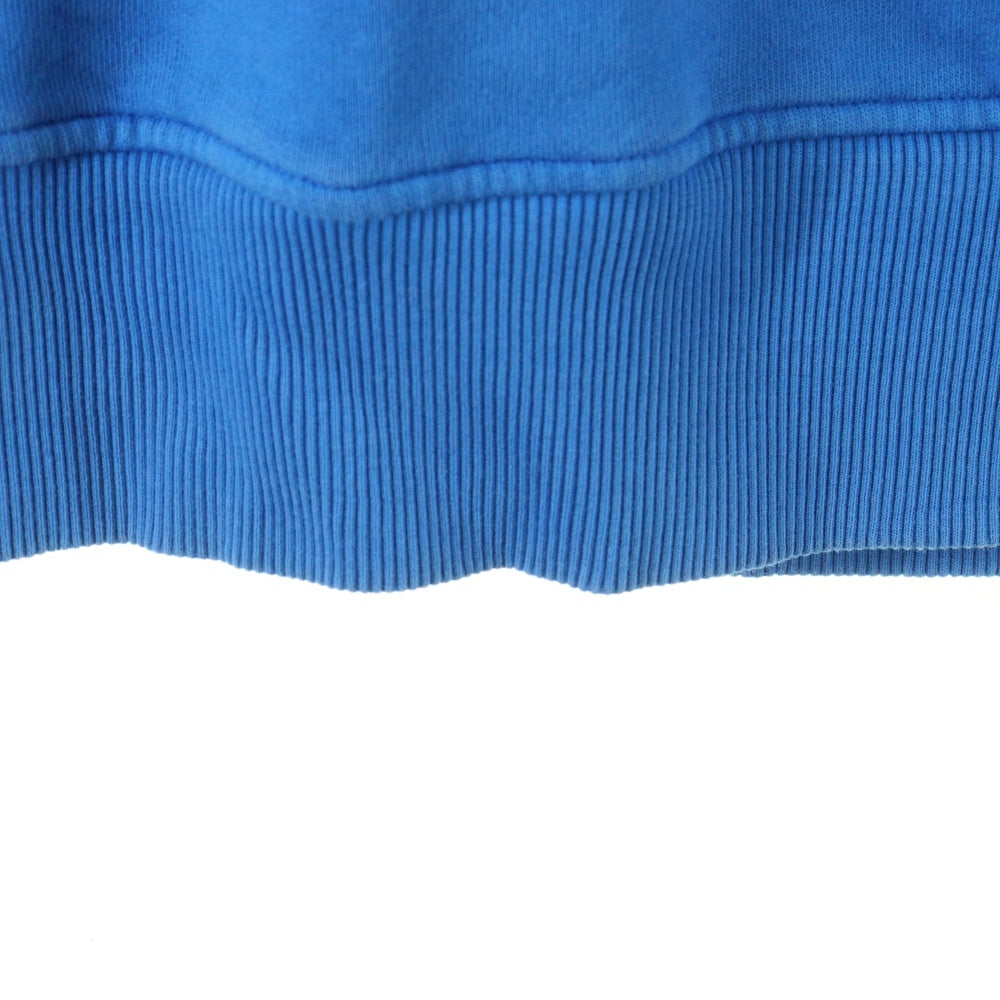 MONCLER(モンクレール) × JW ANDERSON ジェーダブリューアンダーソン フロントワンポイントロゴ刺繍 クルーネック長袖スウェットトレーナー ブルー H209E8G00008