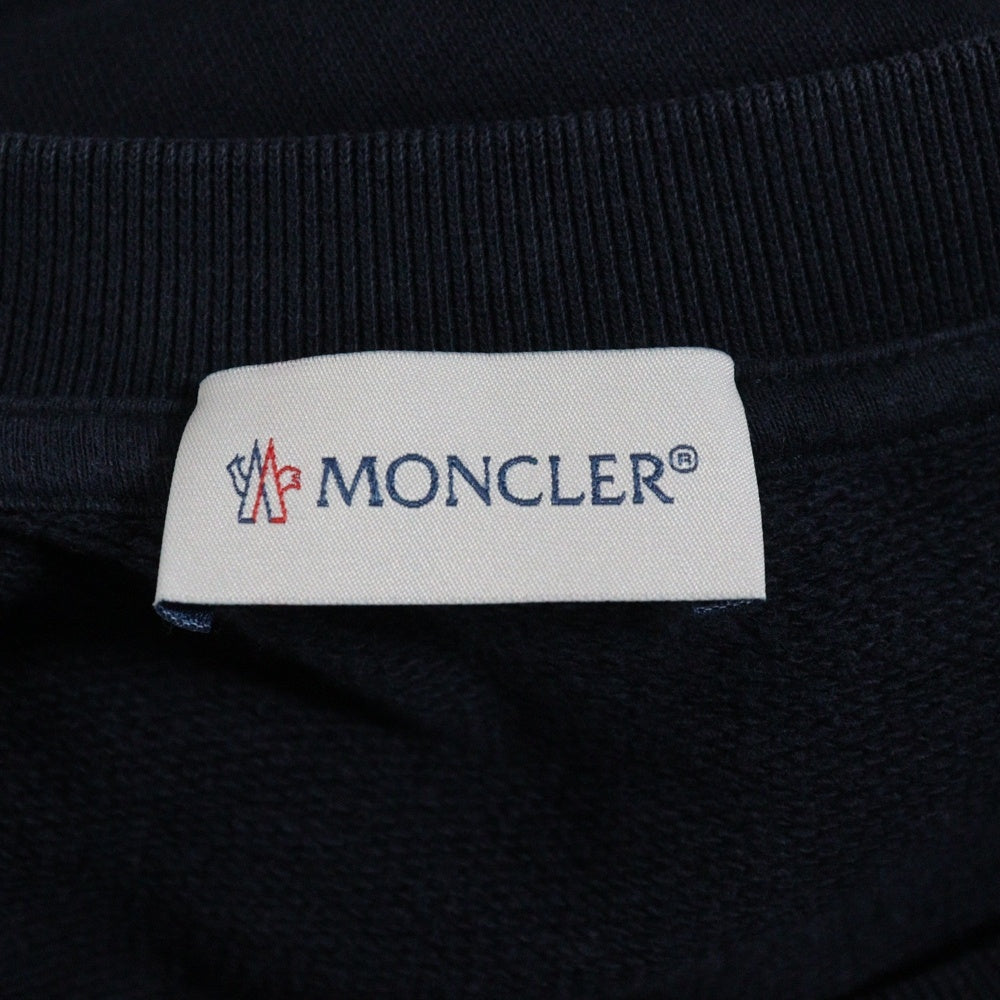 MONCLER(モンクレール) ARCHI LOGO SWEATSHIRT I10918G00005 アーチロゴ クルーネック長袖スウェットシャツ トレーナー ネイビー