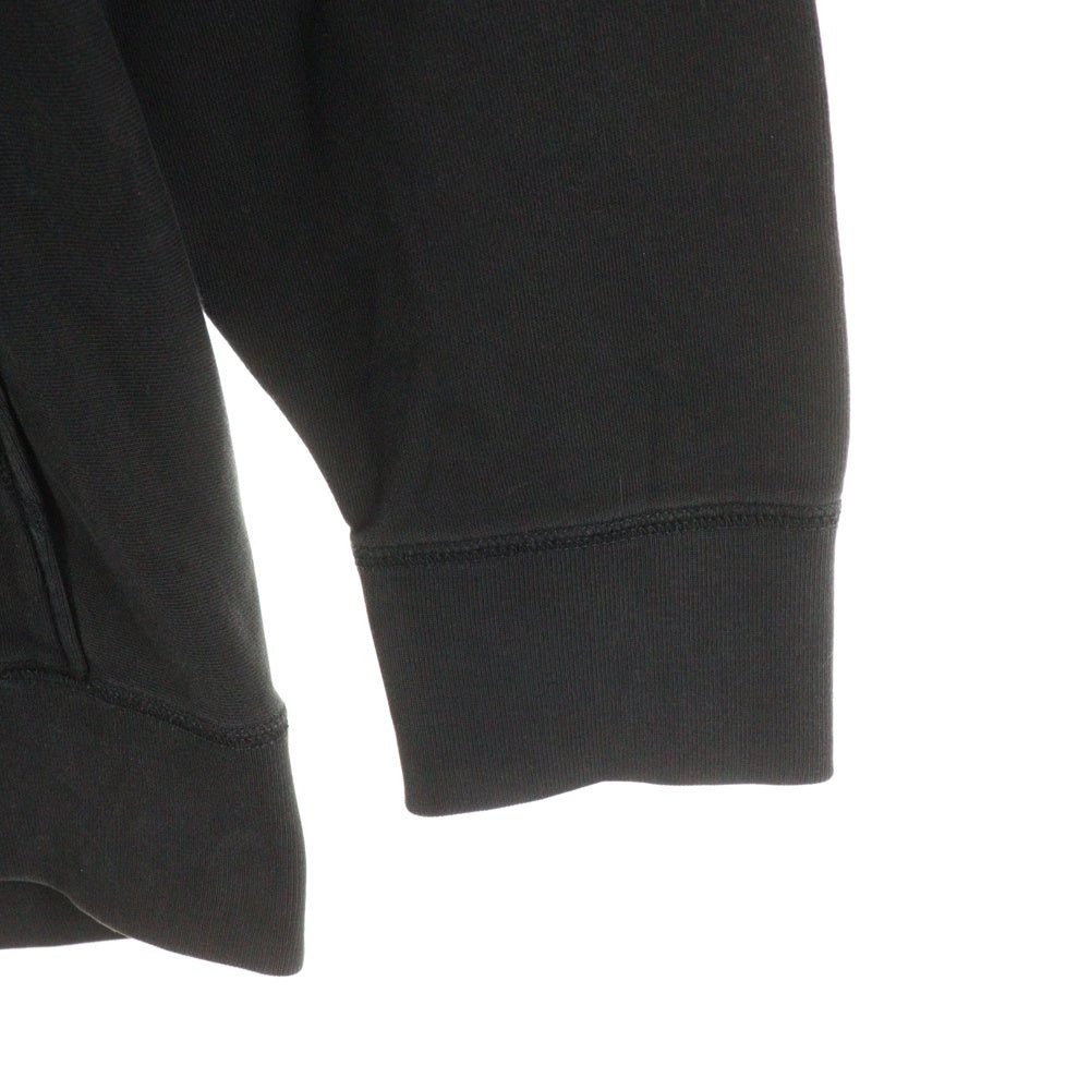 MONCLER(モンクレール) MAGLIA CON CAPPUCCIO フロントロゴプリント プルオーバーパーカー フーディ ブラック G10928G72510