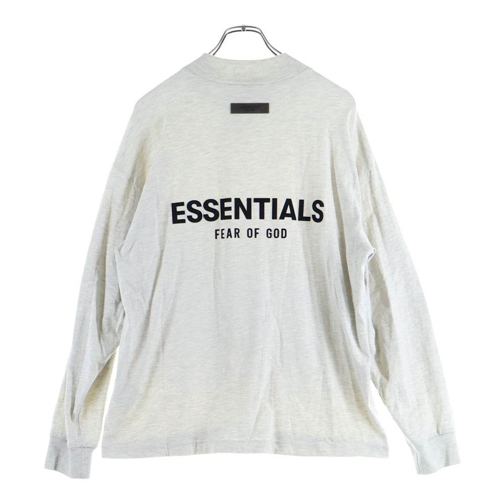 FOG Essentials(エフオージー エッセンシャルズ) L/S T-SHIRT フェルトロゴ クルーネック長袖Tシャツカットソー ロンT グレー