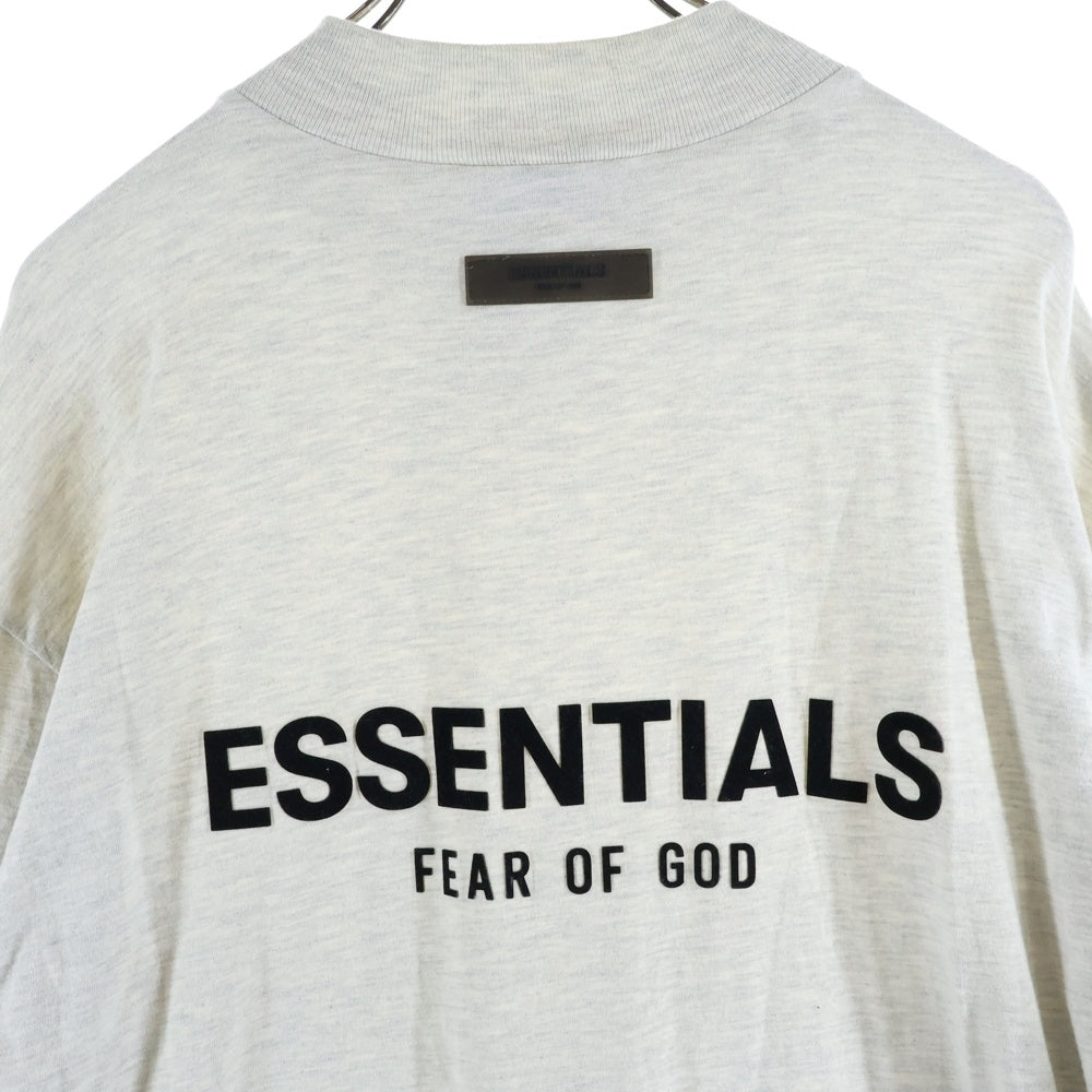 FOG Essentials(エフオージー エッセンシャルズ) L/S T-SHIRT フェルトロゴ クルーネック長袖Tシャツカットソー ロンT グレー
