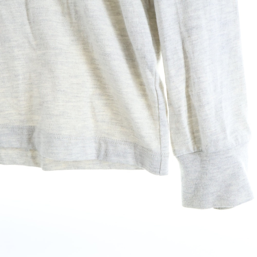 FOG Essentials(エフオージー エッセンシャルズ) L/S T-SHIRT フェルトロゴ クルーネック長袖Tシャツカットソー ロンT グレー