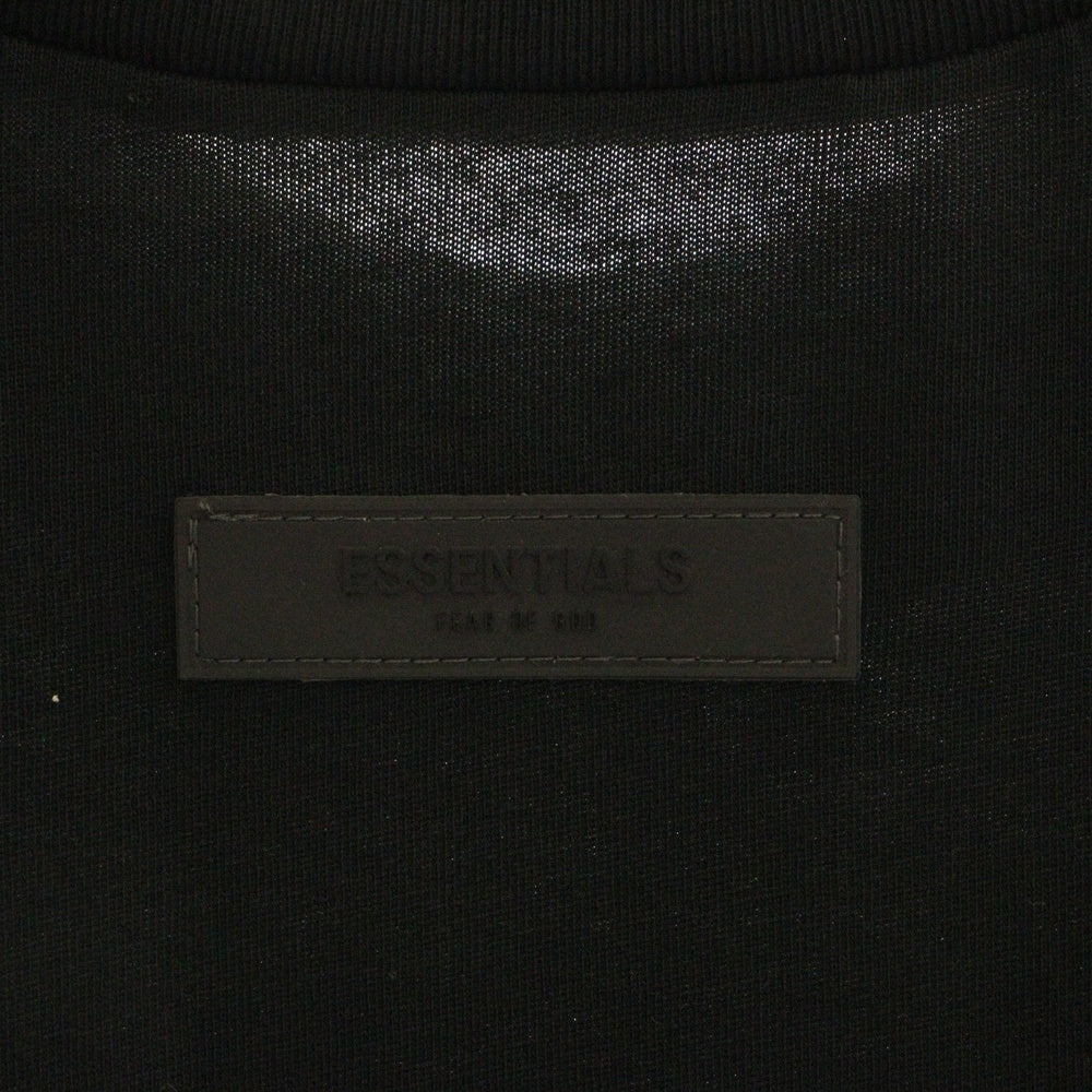 ESSENTIALS FEAR OF GOD(エッセンシャル フィアオブゴッド) LOGO PRINT T-SHIRTS 両面ロゴプリント半袖カットソー 半袖Tシャツ ブラック